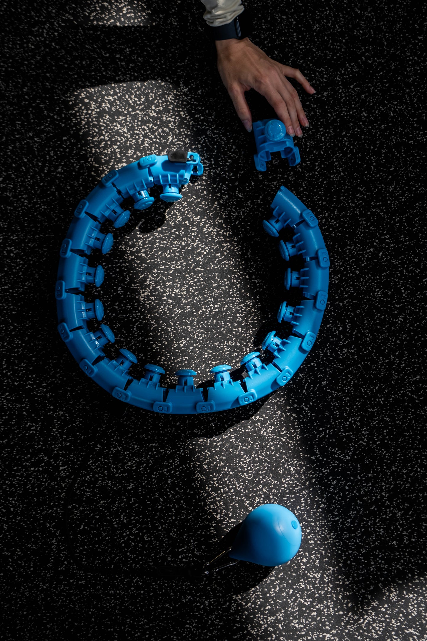 Smart Hula Hoop mit Fitness-Tracker & Ball